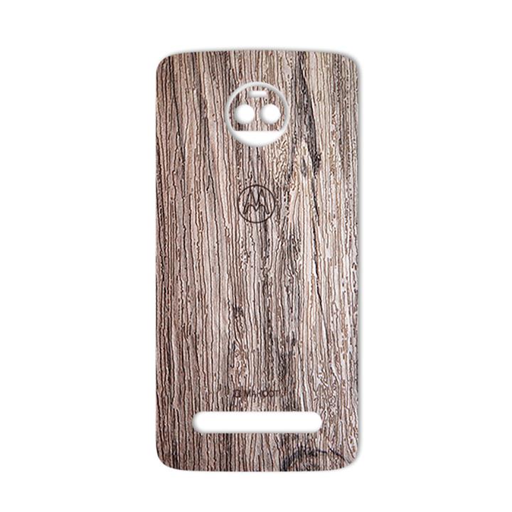 برچسب تزئینی ماهوت مدل Walnut Texture مناسب برای گوشی  Motorola Moto Z2 Force MAHOOT Walnut Texture Sticker for Motorola Moto Z2 Force